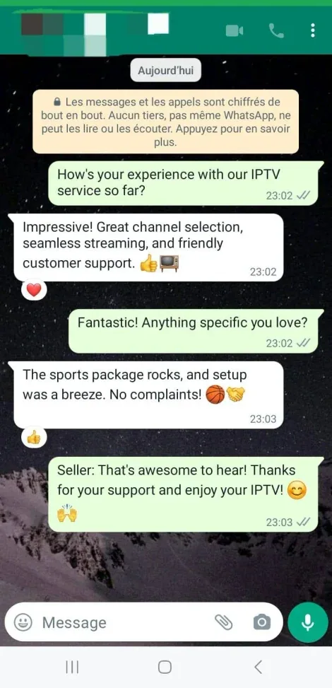 Customer WhatsApp conversation 2