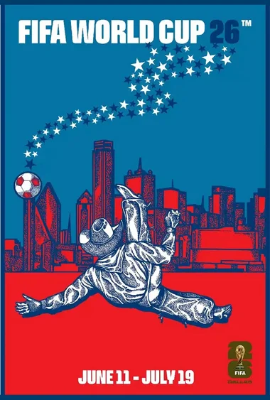 International football tournament poster
