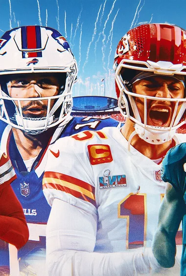 American football player collage